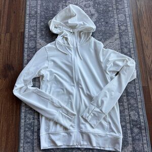 Uniqlo Airism Ultra Stretch Full Zip Hoodie White XS